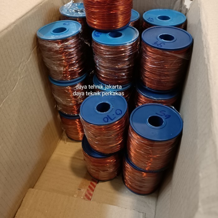 kawat tembaga email 0,90mm 1kg wire Cooper tembaga gulung dinamo kawat tembaga supreme 1kg