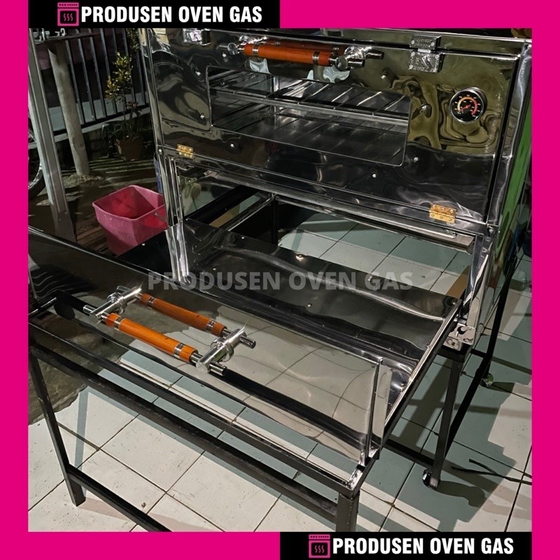 OVEN GAS MULTIFUNGSI PINTU BAWAH UNTUK LAPIS LEGIT