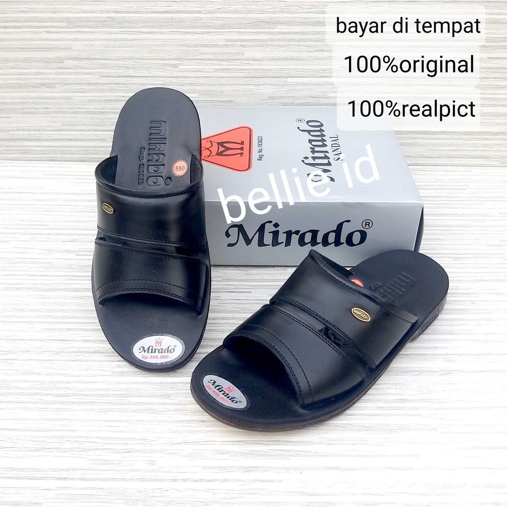 (COD)sandal pria kulit asli  mirado  "classic series"/sandal kasual cowok mirado 100% original kulit