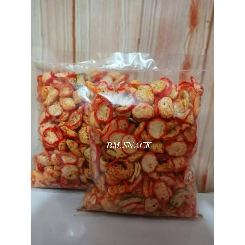 

Kerupuk Seblak Pedas Daun Jeruk 250 gram