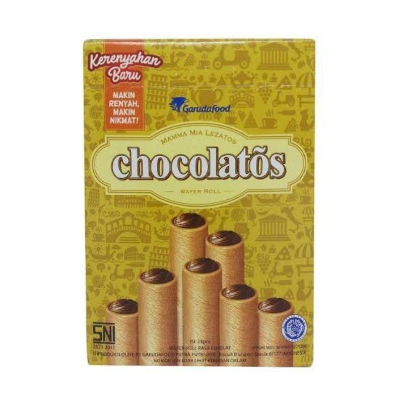 

BNS - CHOCOLATOS STICK WAFER ROLLS 1 BOX isi 24 - ARM