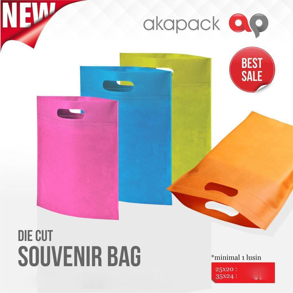 

Tas Souvenir DIE CUT / Tas Woven / Tote bag / goodie bag / tas spunbond