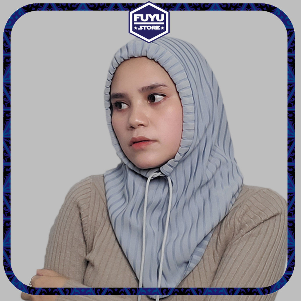 Kerudung Instan  Knit Hoodie  Balaclava  Trending  Hijab Instan Kekinian