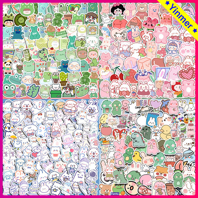 

COD✨Ins Stiker Kreatif Lucu Cangkir Air Stiker Casing Ponsel Stiker Dekoratif Buku Besar Tangan-Yinmer