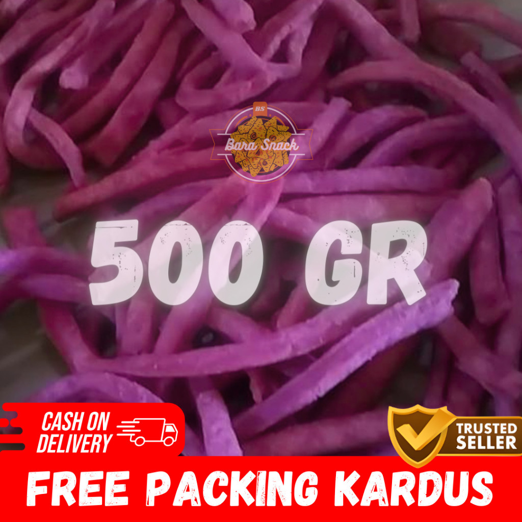 

[ 500gr ] Cistik Bawang Rasa Ubi Ungu Premium / Stik Bawang Ubi Ungu Gurih Renyah / Camilan Snack Kiloan Murah -K