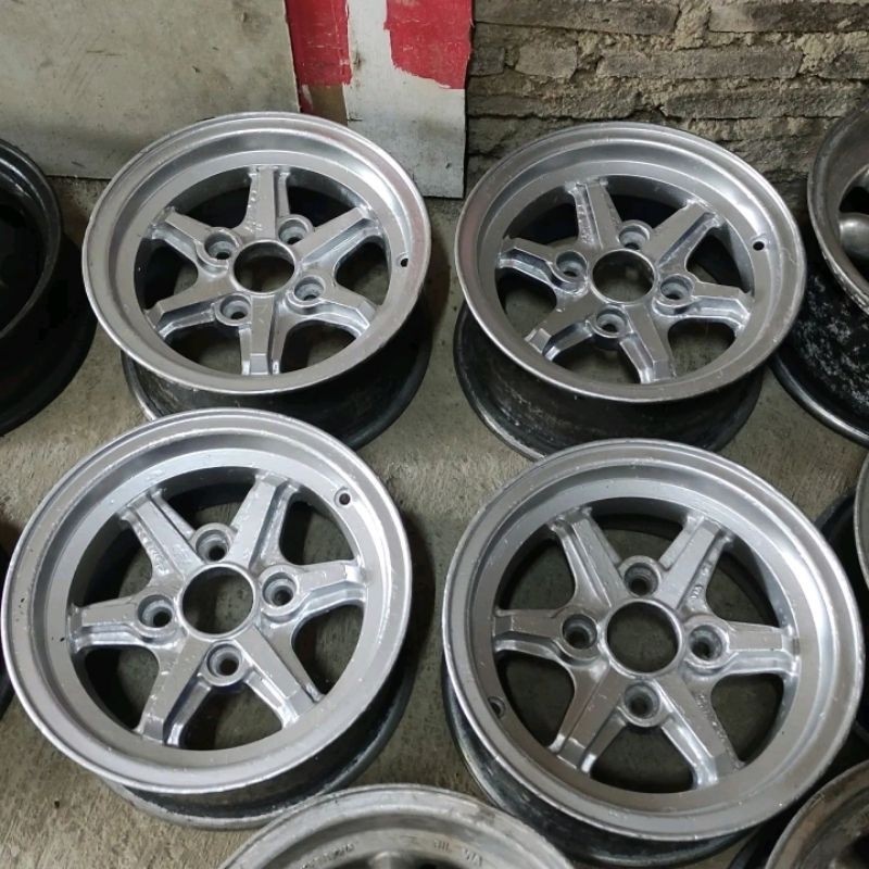 velg sharak r13 lebar 5,5 pcd 4x114 made in japan