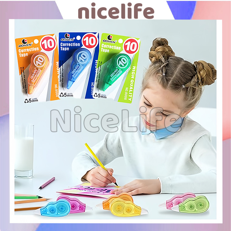 

Penghapus Pulpen Roll Correction Tape / Pita Penghapus Kantor Siswa / Pita Koreksi Gulungan Tidak Mudah Robek