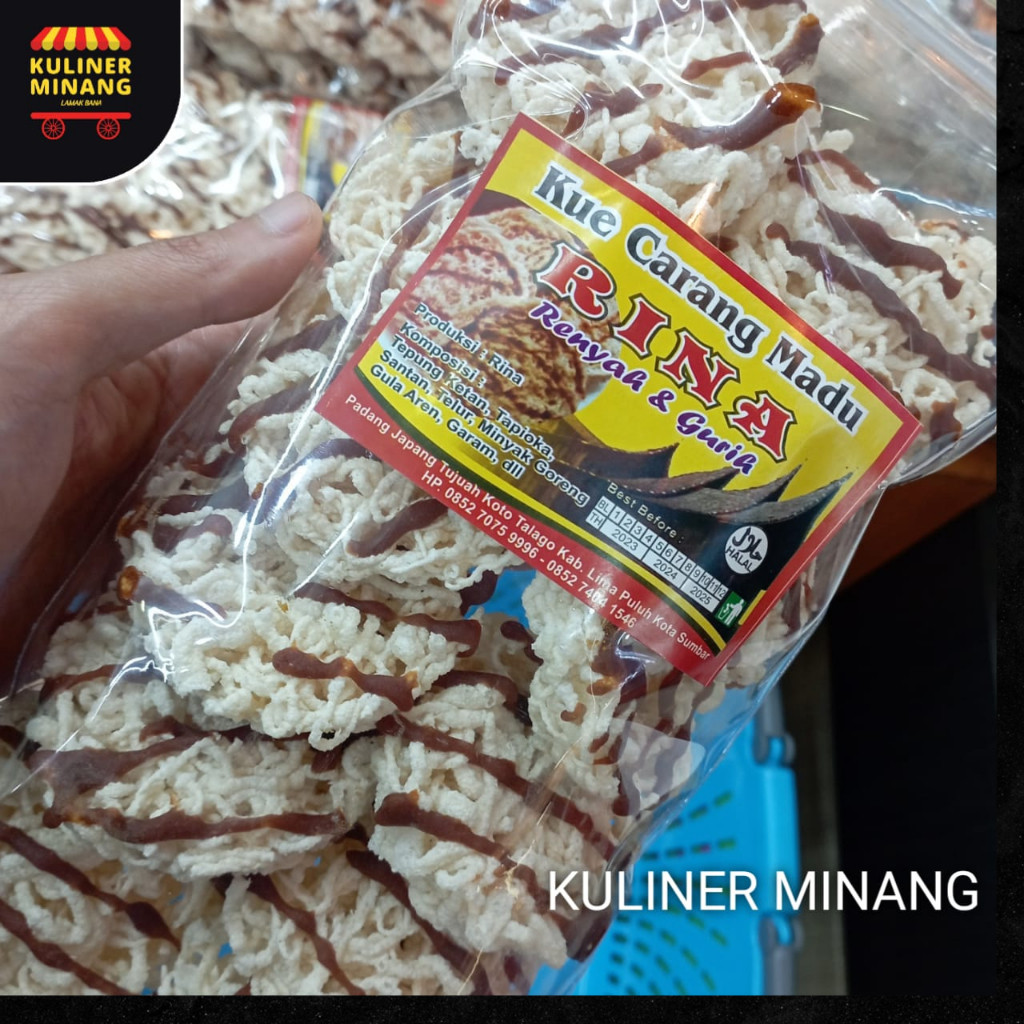 

Kue Sarang Madu Cemilan Khas Kuliner Minang