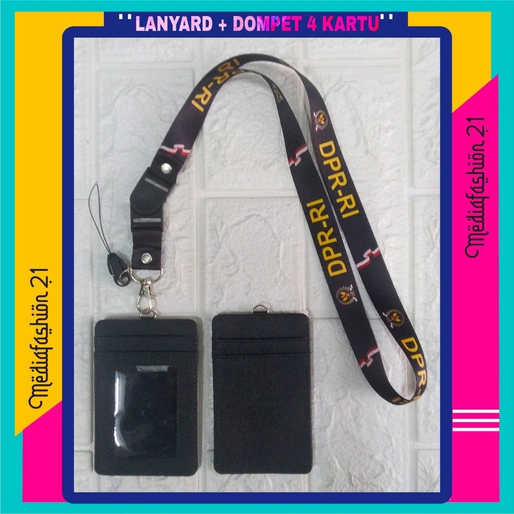 

Lanyard Tali Gantungan ID Card DPR RI Free Strap Gantungan HP/Flashdisk HANDPHONE