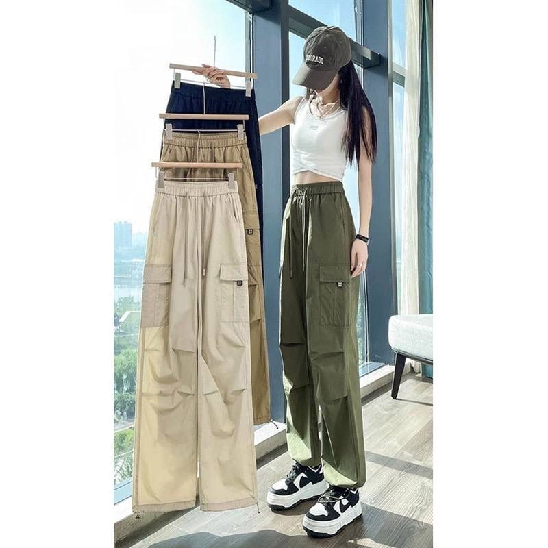 CELANA CARGO POLOS VARIASI TWIN POCKET TALI STRAP PINGGANG KARET KELILING PREMIUM WANITA BASIC CELAN