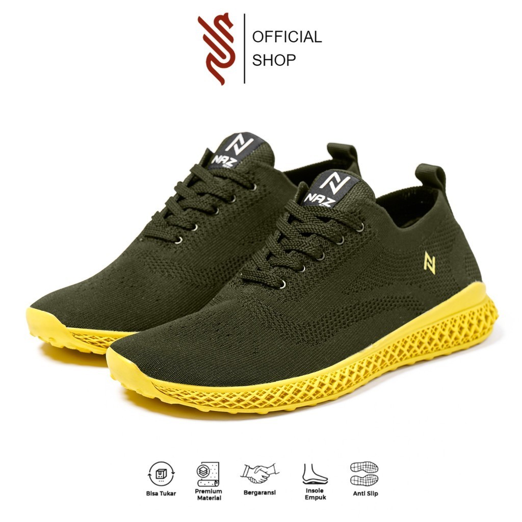 VENOM ARMY - Sepatu Sneakers Pria Casual Olahraga Running Shoes Naz x Sneakers Pedia