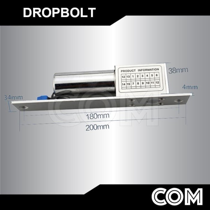 

ELECTRIC DROP BOLT LOCK ACCESS CONTROL DOOR LOCK