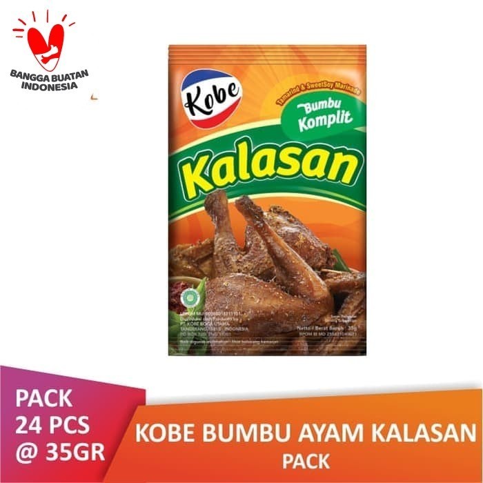 

New Promo-[sukron_86] [PACK] Kobe Bumbu Ayam Kalasan (24 x 35 gr)