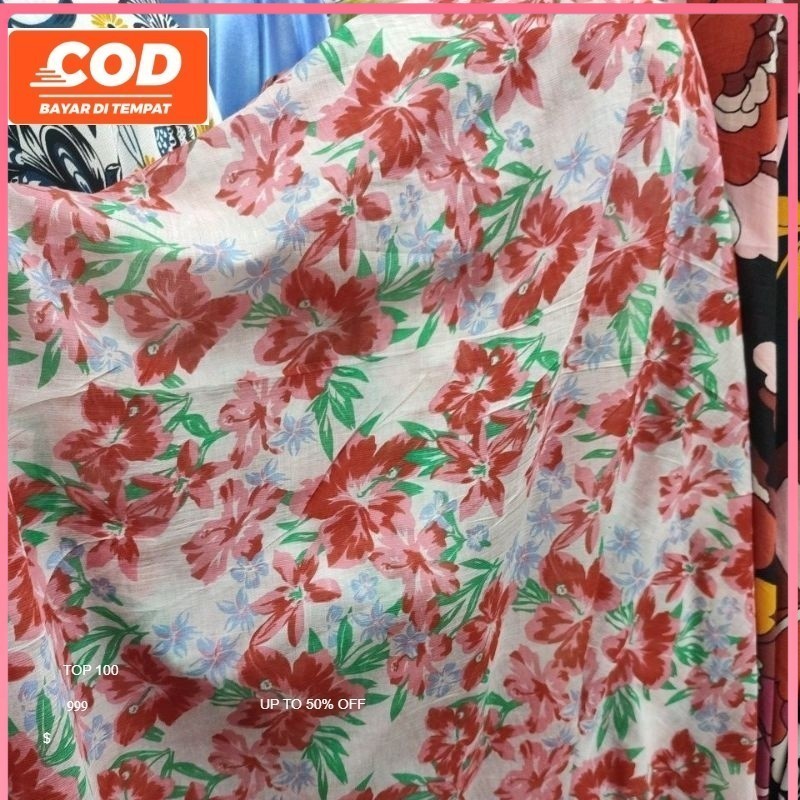 kain katun silky motif lq - bahan silky premium - kain mukena - kerudung