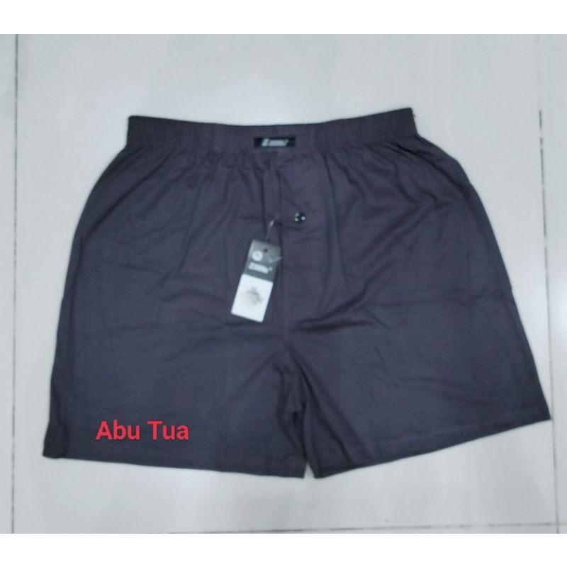 CELANA BOXER PRIA ,BAHAN KATUN Combed  100% Z3000s , Kancing Variasi M-XXXL