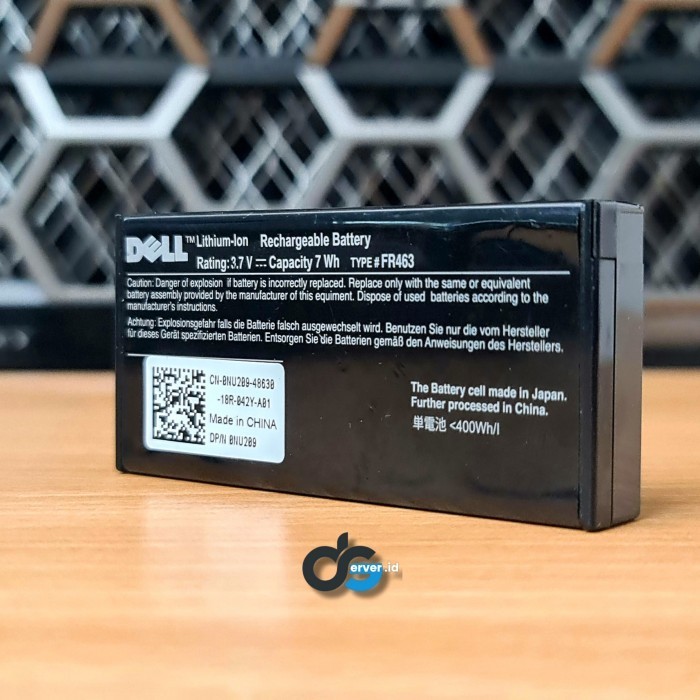 Dell 3.7V DC RAID Controller Battery Backup Unit 0NU209