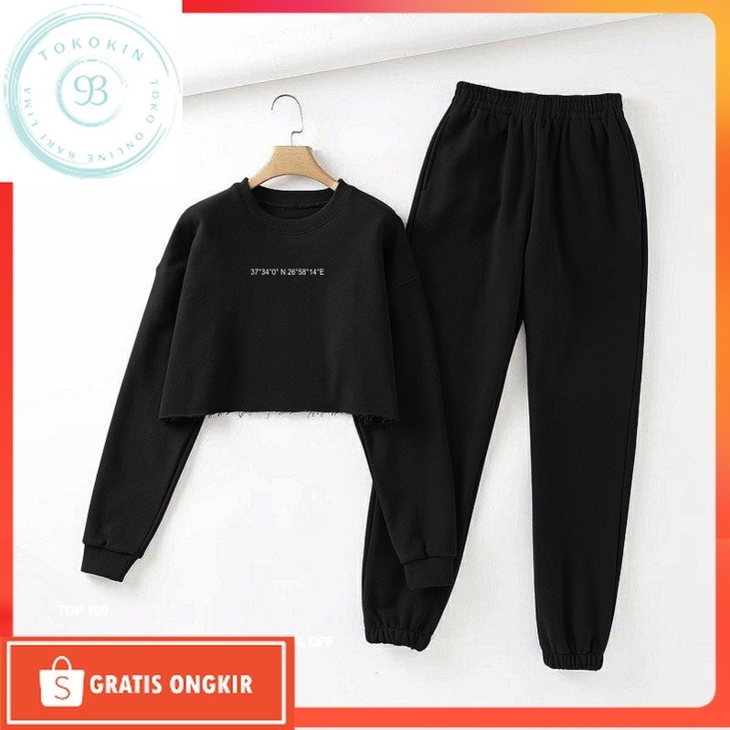 One Set Kekinian / setelan wanita Greisa set - pakaian wanita - Trening set - setelan olahraga wanit