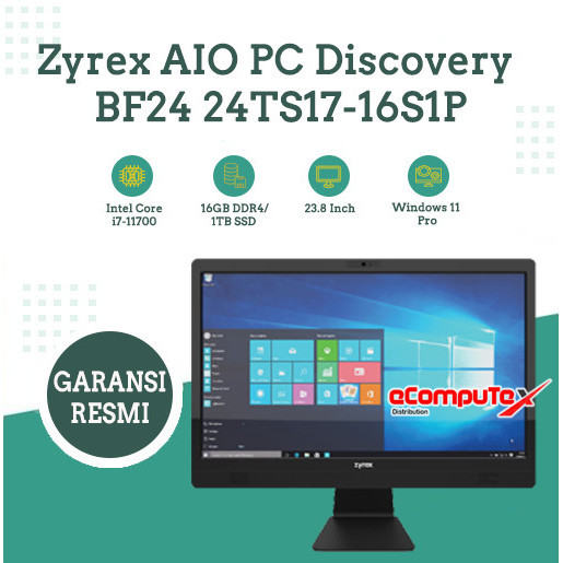 ZYREX AIO PC DISCOVERY BF24 24TS17-16S1P - i7-11700 16GB 1TB - TKDN