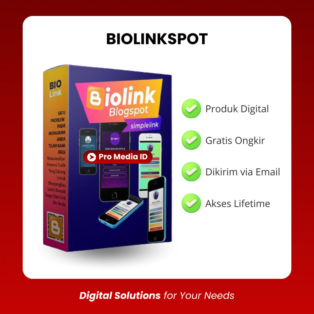Template BioLink Blogger Blogspot Biolinkspot untuk Bisnis