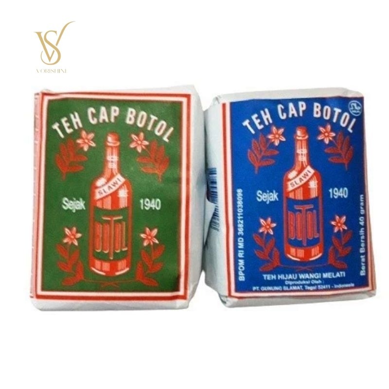 

Teh cap botol hijau / biru TUBRUK 40 gram