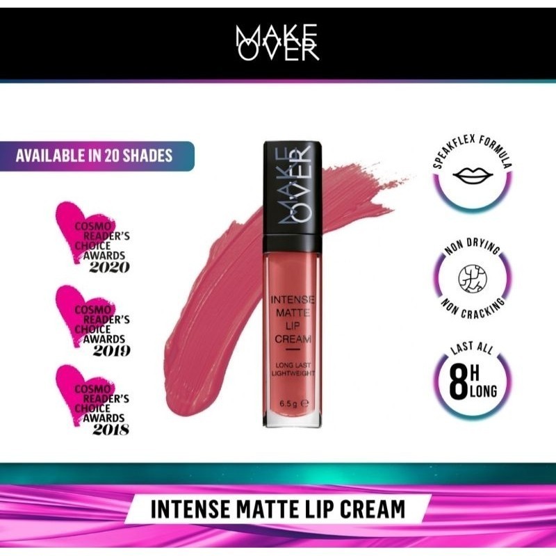 Make Over Intens Matte Lip Cream | LIP CREAM MAKE OVER  