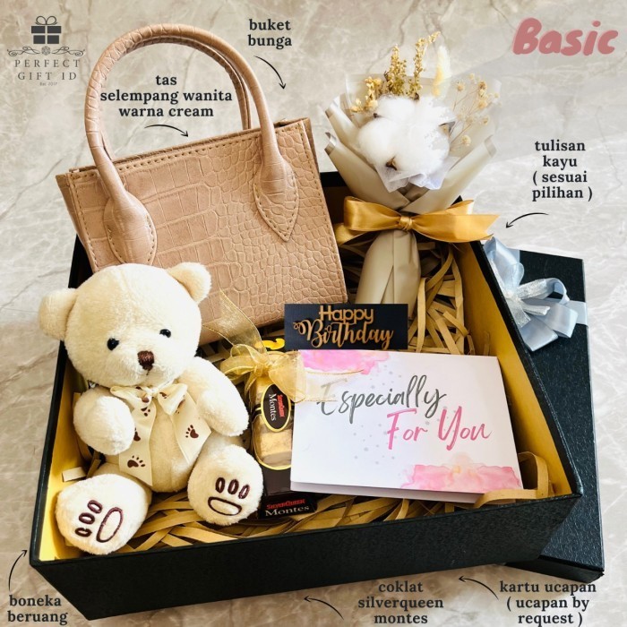 

(NEW) -Kado Ulang Tahun / Kado Anniversary/ Hampers Ultah / Kado Ulang Tahun - Basic, Happy Birthday