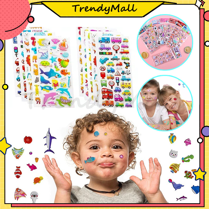 

Sticker Panjang Motif Karakter 3D - Mainan anak perempuan Stiker Timbul Tempel Random/ Anak Timbul Stiker Karakter Anak