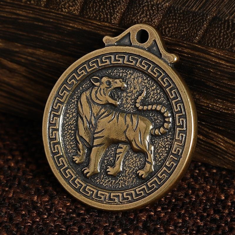 Liontin Shio Macan Buka Aura Hoki Keberuntungan - Ornamen Fengshui