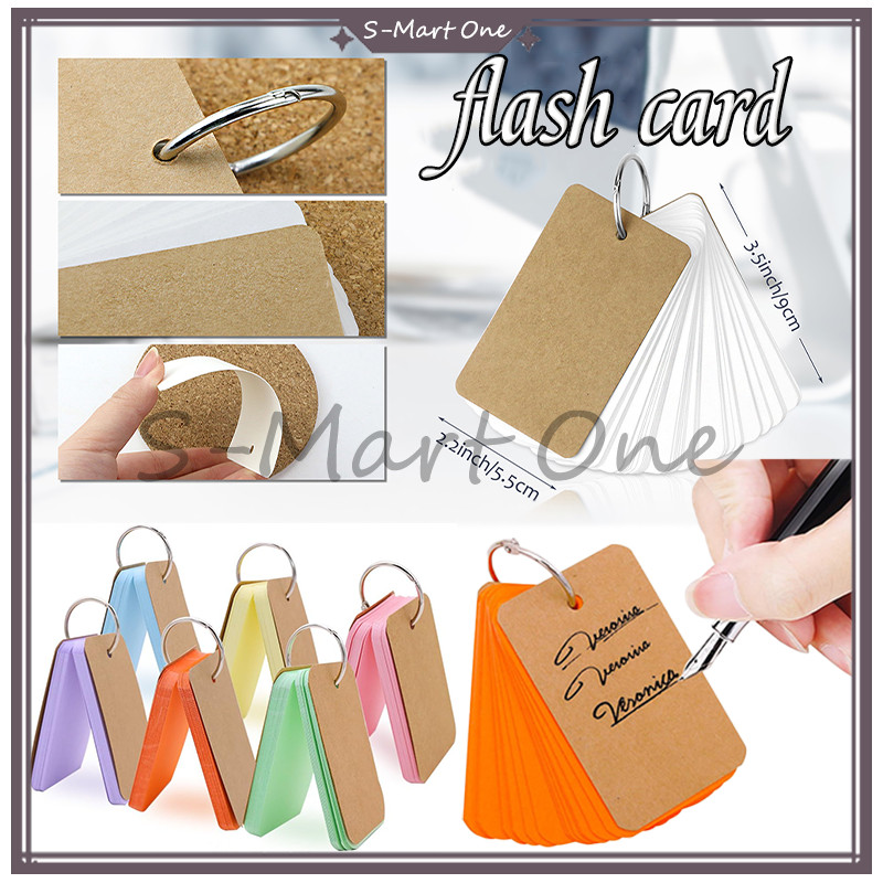 

flash card/flash card polos 50 lembar/candy colour flash card /Memo Card untuk Belajar /Flashcard Notes/Kartu Belajar
