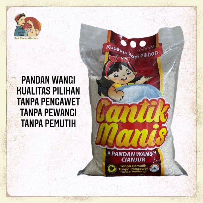 

Beras Cantik Manis Pandan Wangi Premium