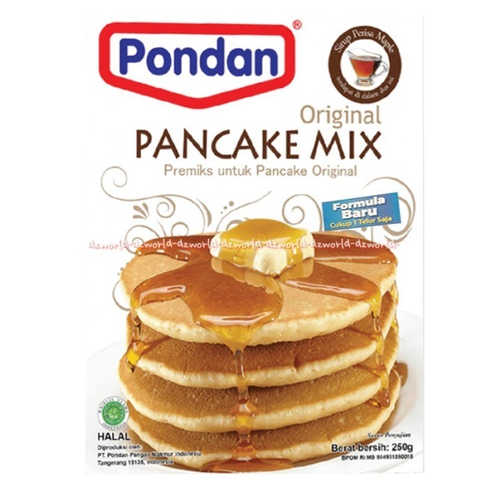 

New-Promo Pondan Original Pancake Mix tepung Kue Instant Membuat Penkek