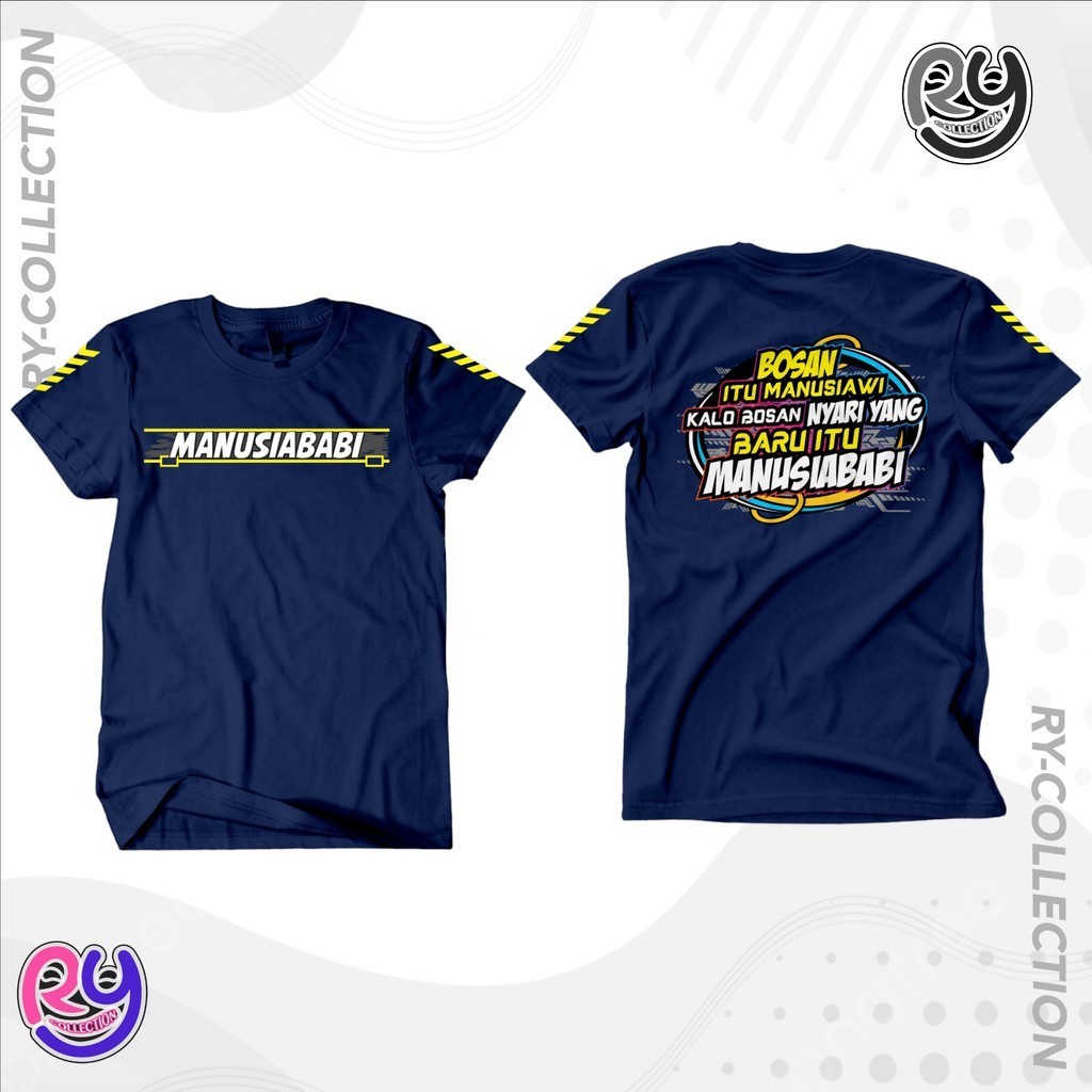 RY COLLECTION KAOS DISTRO MANUSIA BABI UNISEX PRIA WANITA CREWNECK COWOK CEWEK BAJU