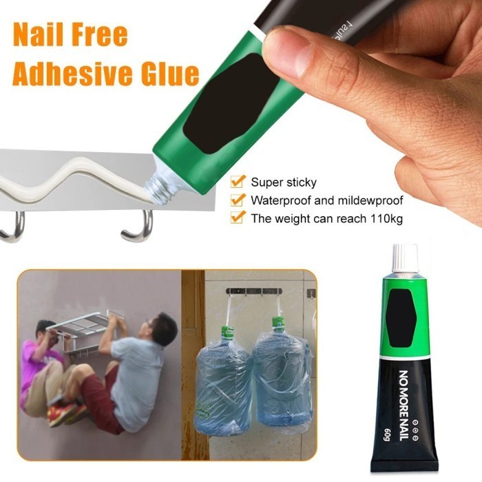 

Laku Lem Super Lem Pengganti Paku Tembok Lem Super No More Nail Adhesive Glue 60gr