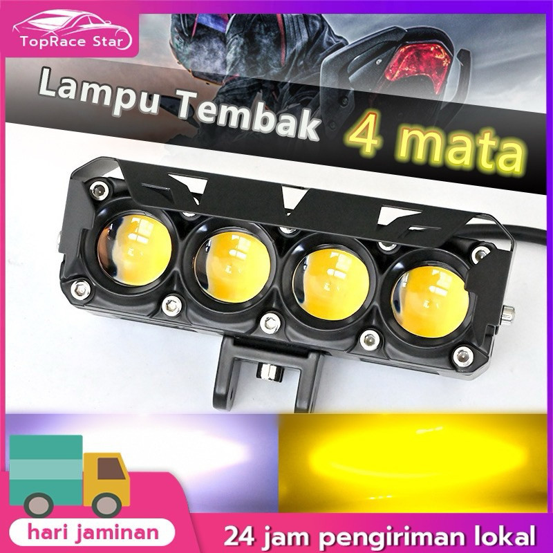 4 Mata LED/lampu Tembak Mobil/lampu Tembak D2 Laser/lampu Tembak Laser/lampu Tembak Vinyx/lampu Temb