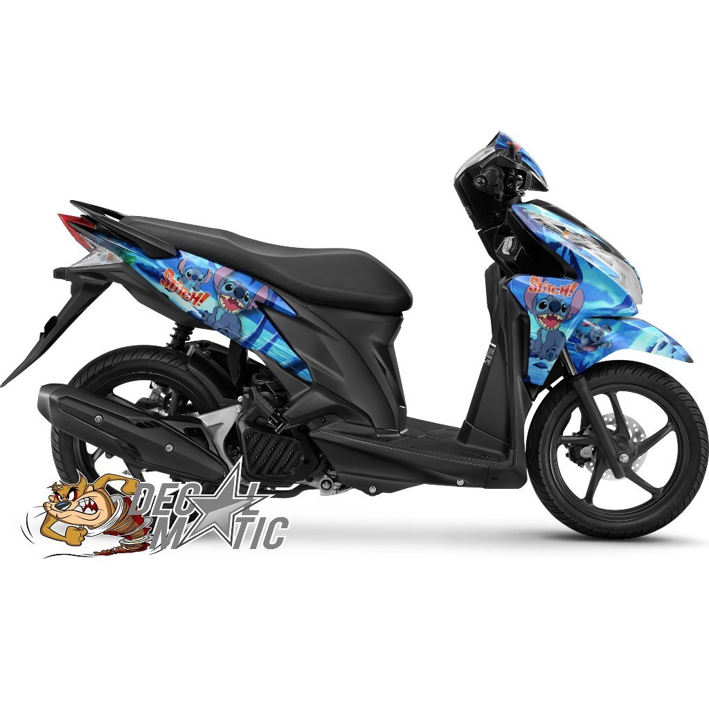 Decal Vario Techno 125 Full body Stiker Full Body Vario Techno 125 PGMFI 2011-2014- Stitch