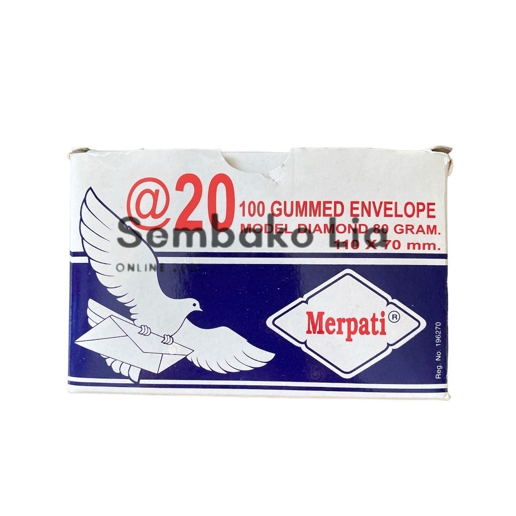 

Amplop Merpati Kecil Ukuran 110x70 mm
