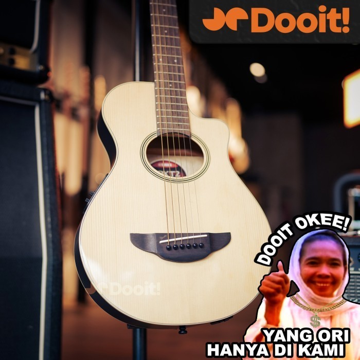 YAMAHA APXT2 APX T2 APX-T2 Gitar 3/4 Acoustic Akustik Mini ORIGINAL - NATURAL