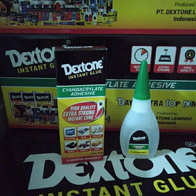 

[ HAPPY GUBUK } Lem setan DEXTONE / instant glue harga grosir (50 pcs)