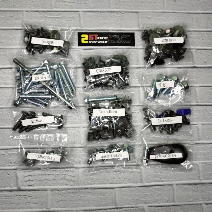COD Baut Body Honda Vario 110 Karbu Fullset/Baud Honda Vario lama - Fu - Fullset+cvt