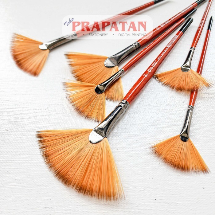 

G874R~ Promo Murmer Kuas Lukis V-TEC Fan Brush 602S / Artist Brush - 2