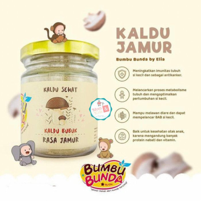 

AD BUMBU BUNDA By ELIA Kaldu Bubuk MPASI Bayi Non MSG 50gr | Kaldu Sehat - Kaldu Jamur