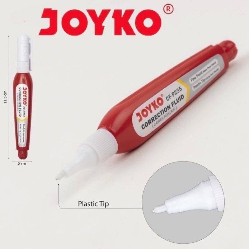 

JOYKO - Correction Fluid CF-P235 Tip Ex Cair | Penghapus Pulpen