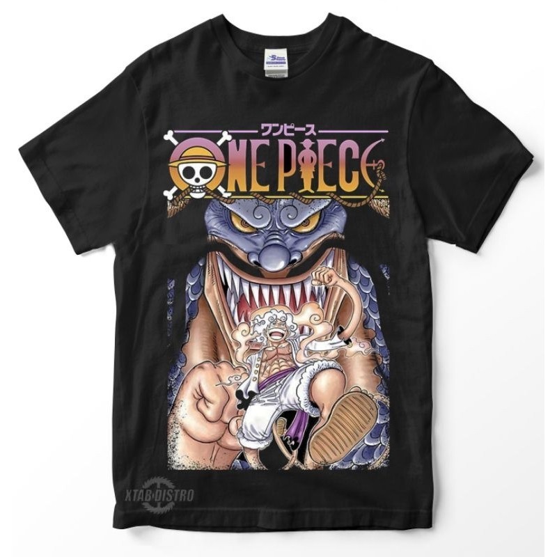 Kaos ONE PIECE LUFFY VS KAIDO Premium tshirt monkey d luffy