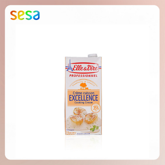 

ELLE & VIRE Cream Special Cooking 35.1% Fat 1 Liter - Krimer