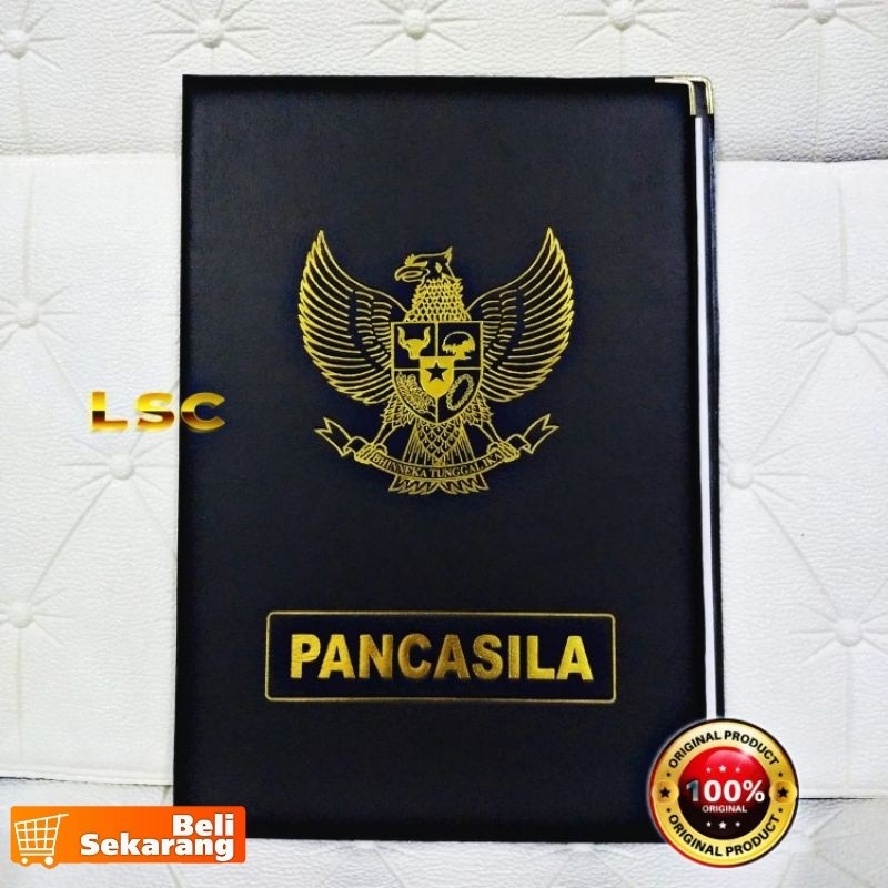 

Map upacara satuan, ukuran map +/- 34x24 cm hitam gold foil emboss
