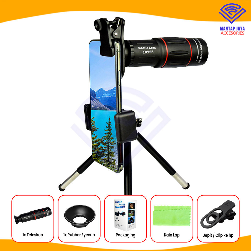 [COD] APEXELTELEZOOM TELESKOP TEROPONG ZOOM 18X ZOOM KAMERA HANDPHONE HP UNIVERSAL