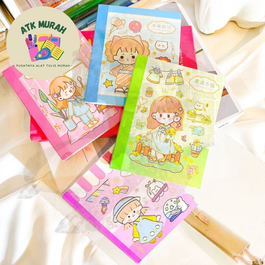 

BUKU STIKER kode KL-38 KREATIFITAS ANAK STICKER UKURAN A6 COD TERMURAH