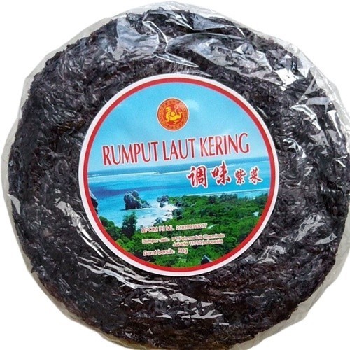 

Rumput Laut Kering Bulat Dried Seaweed 50gr / Chicai untuk sup