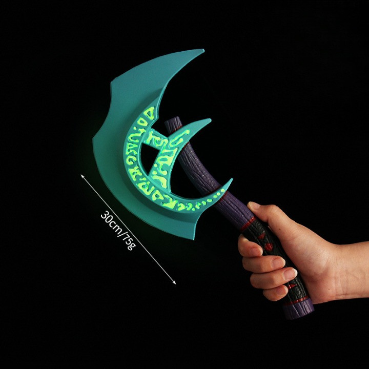 Miniatur Dota 2 Manta Style Accessories Video Game Item Weapon PU Material Axe Hobby Collection