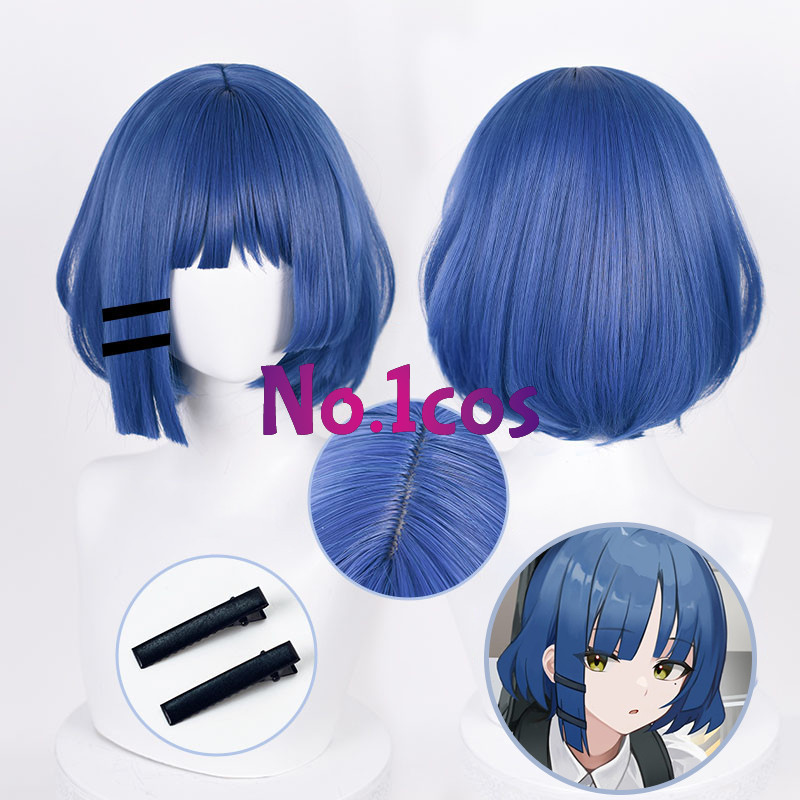 Wig Ryo Yamada Bocchi The Rock Cosplay 30cm Wig with Hairpins